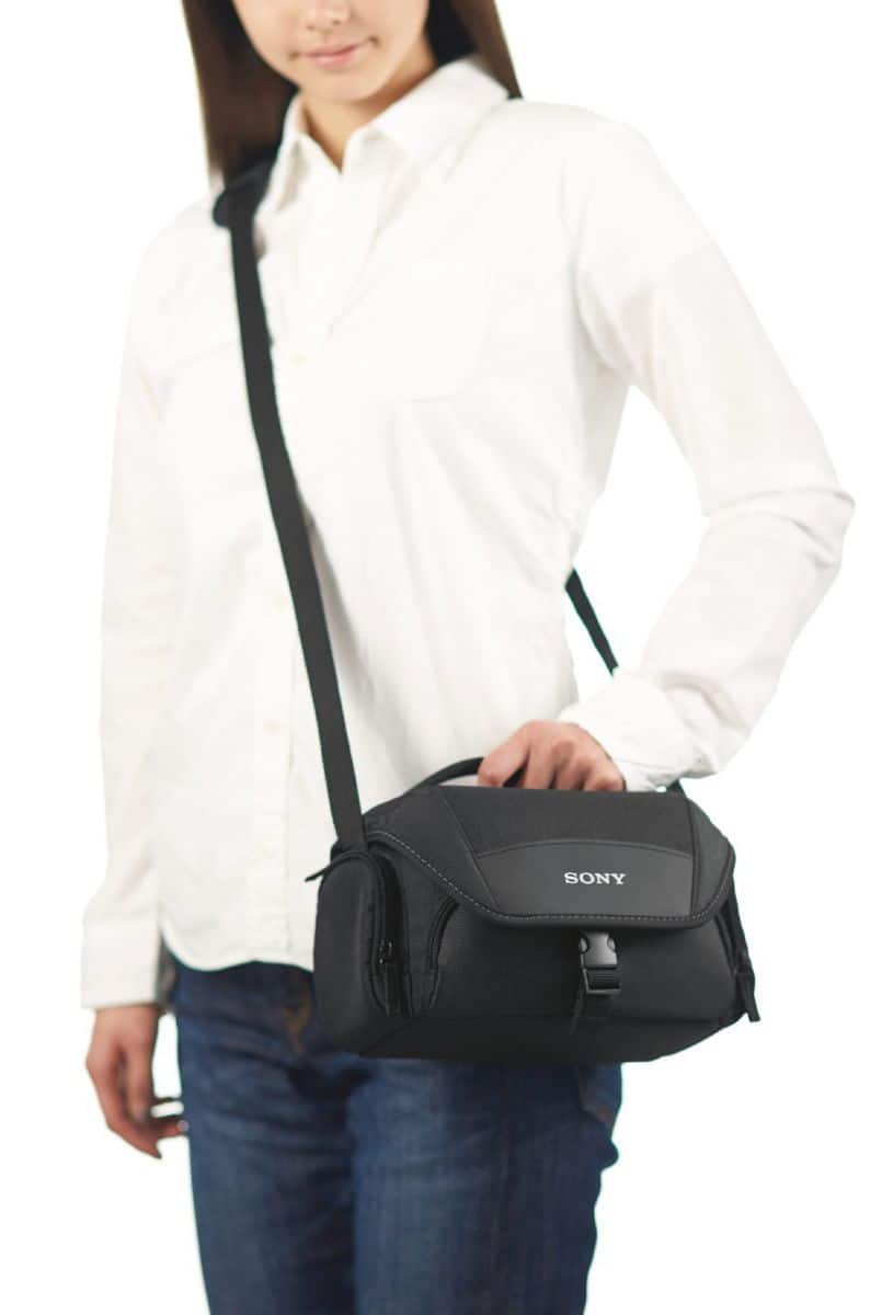 Alt View 13. Sony - LCSU21 Soft Carrying Case - Black.