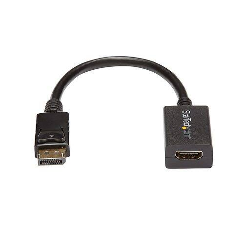 StarTech.com - DisplayPort to HDMI Video Adapter Converter - Black-Angle_Standard 