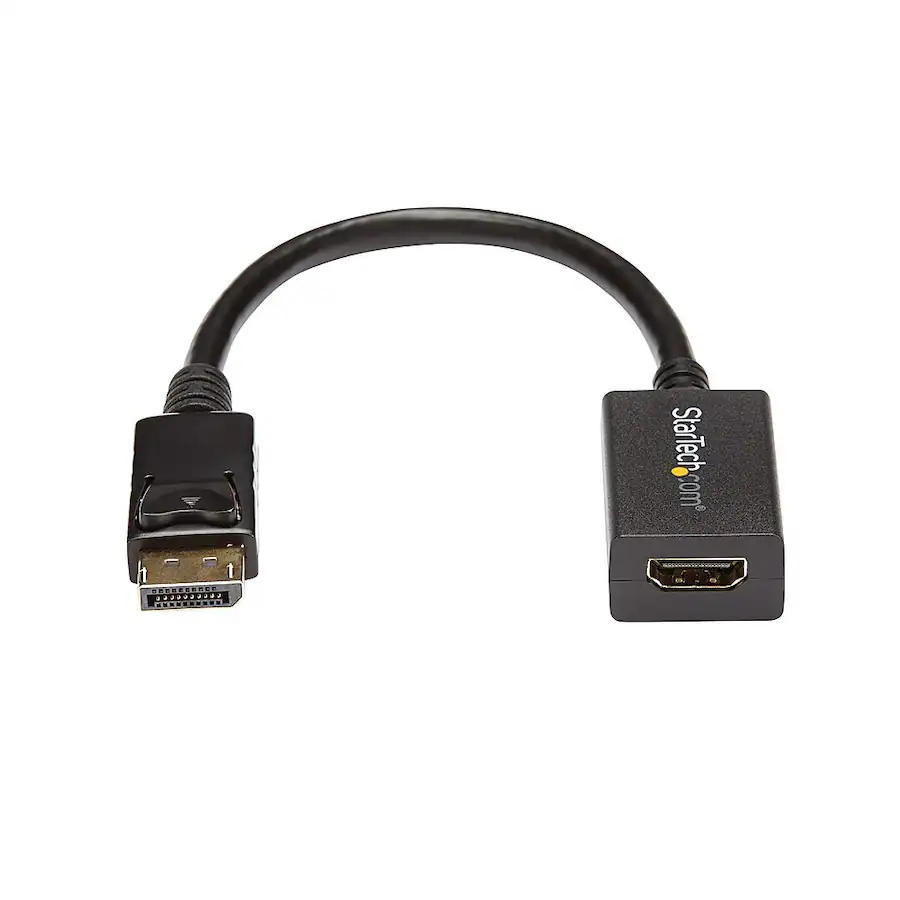 StarTech.com DisplayPort to HDMI Video Adapter Converter Black DP2HDMI2 ...