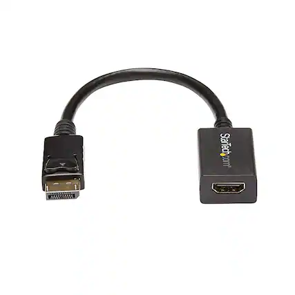 Angle. StarTech.com - DisplayPort to HDMI Video Adapter Converter - Black.