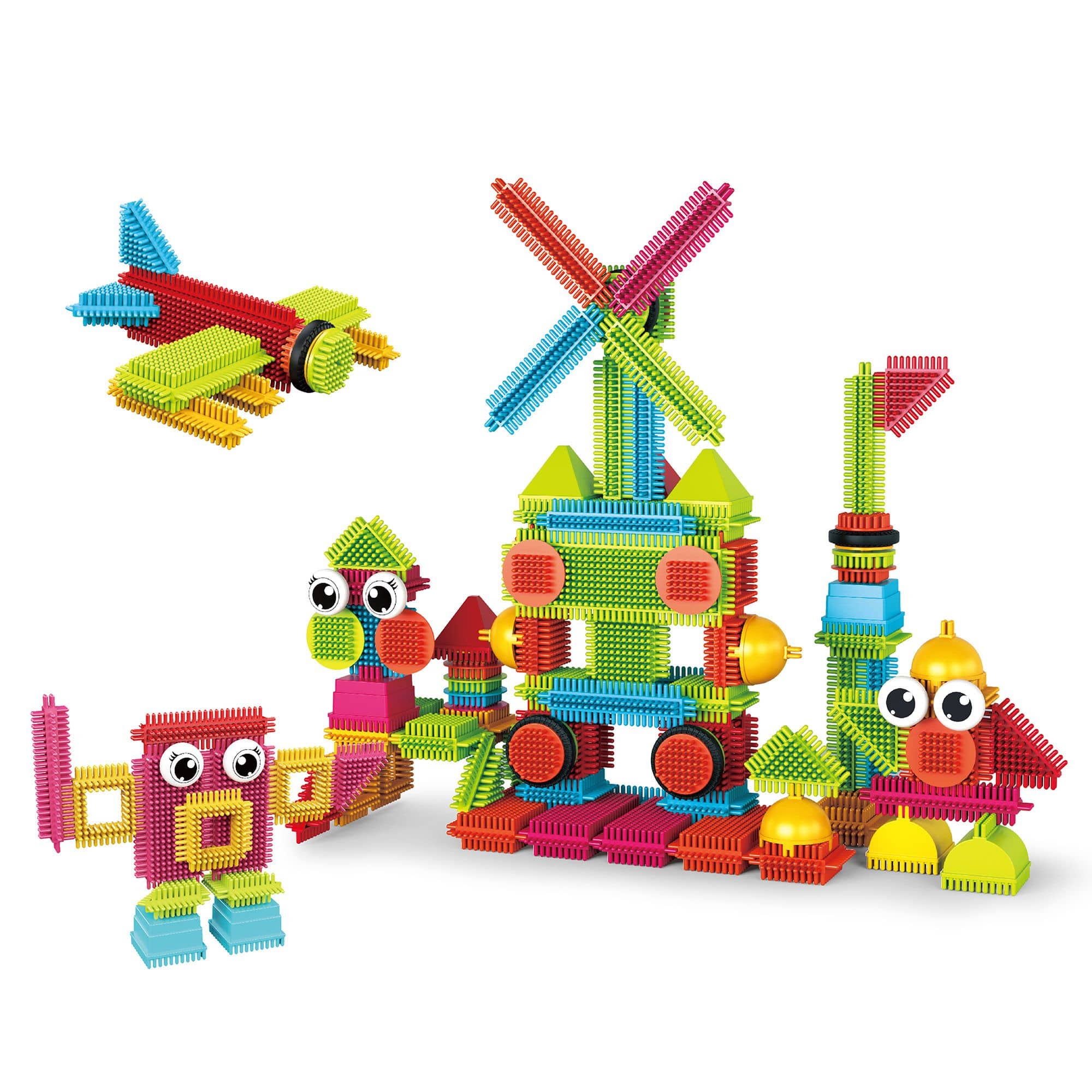 PicassoTiles - PICASSO-TILES 112 PC Hedgehog Building Blocks Set for Toddlers, Boys & Girls 3+