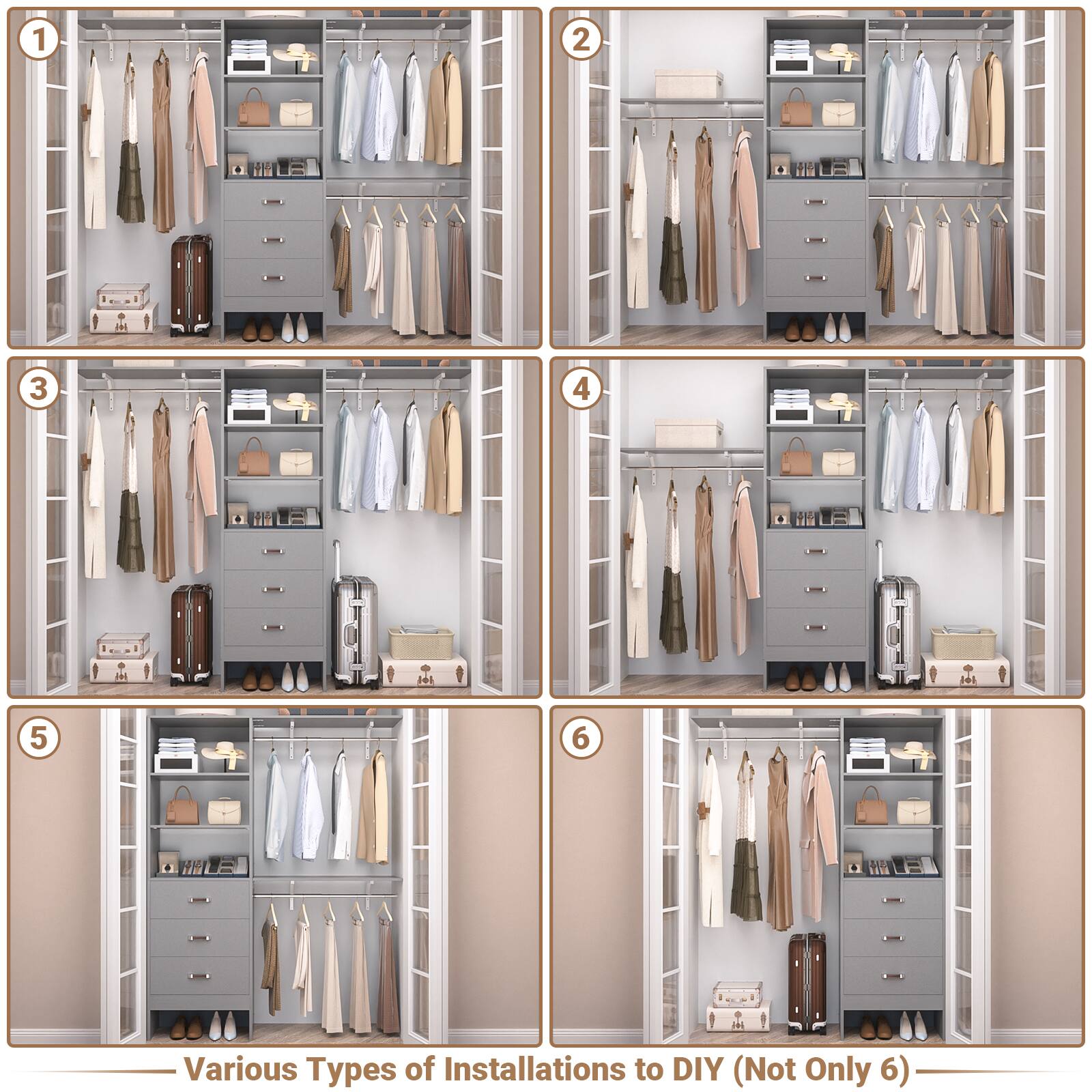 1 2 3 4 5 6 Various Types of Installations to DIY (Not Only 6)