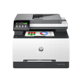 HP - LaserJet Pro MFP 3301sdw Wireless AI-Enabled Color All-in-One Laser Printer - White