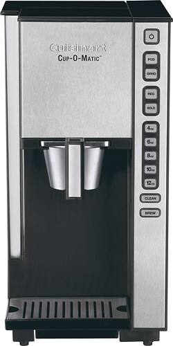 Front Standard. Cuisinart - Refurbished Single-Serve Coffeemaker - Silver.