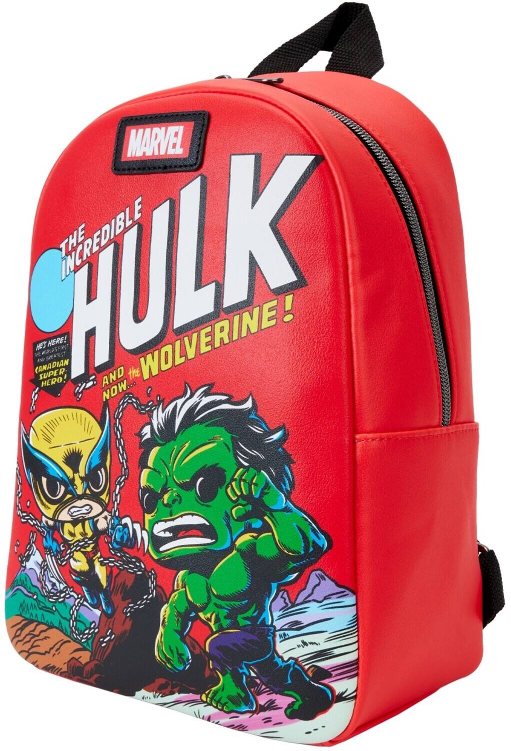 MARVEL  
THE INCREDIBLE HULK AND THE WOLVERINE!  
HE'S HERE!  
CANADIAN SUPER HERO!  
AND NOW...