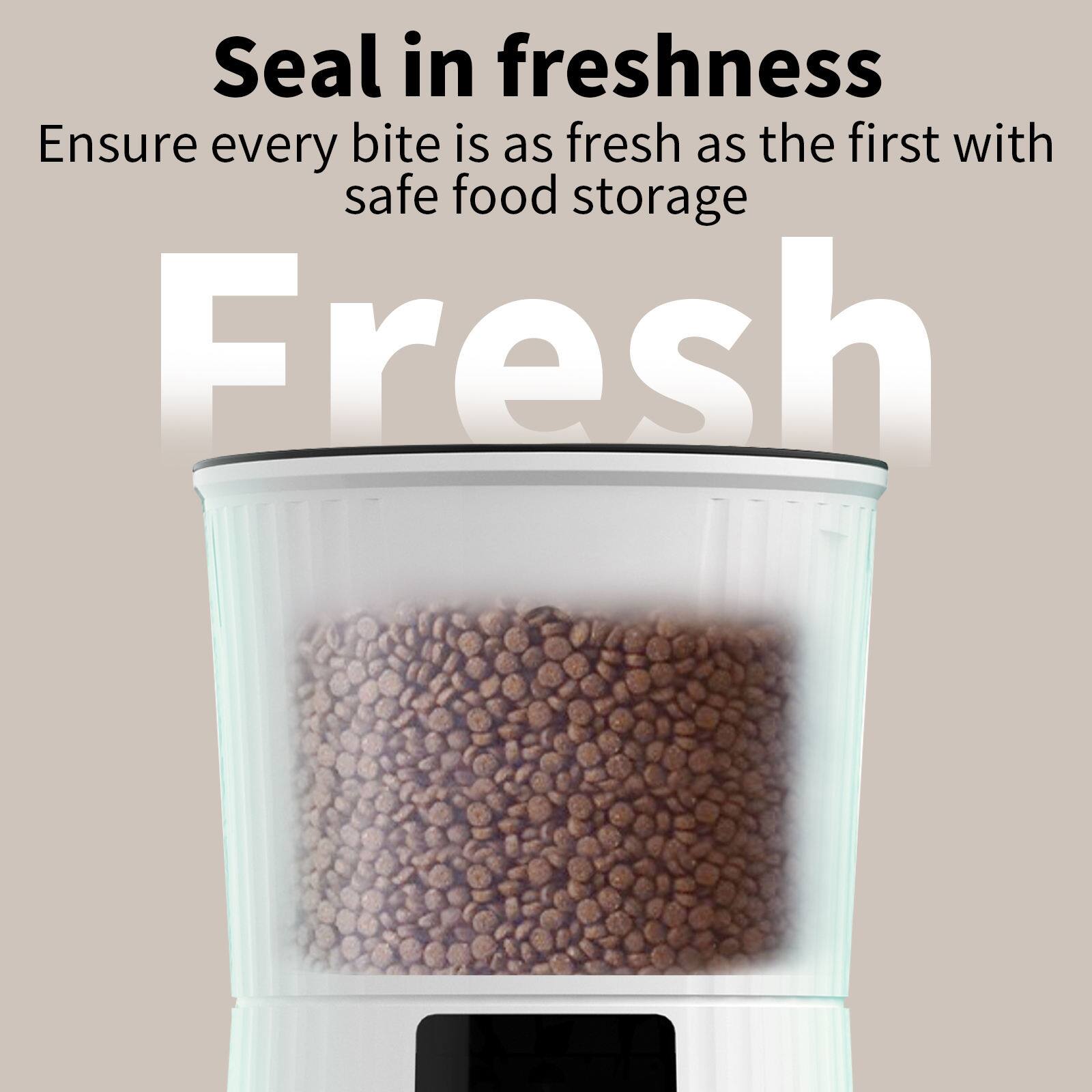 Seal in freshness  
Ensure every bite is as fresh as the first with safe food storage  
Fresh