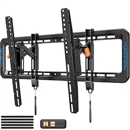 Perlesmith - 42"–90" Extend, Swivel & Tilt TV Mount, Model PSAT1B-US - Black