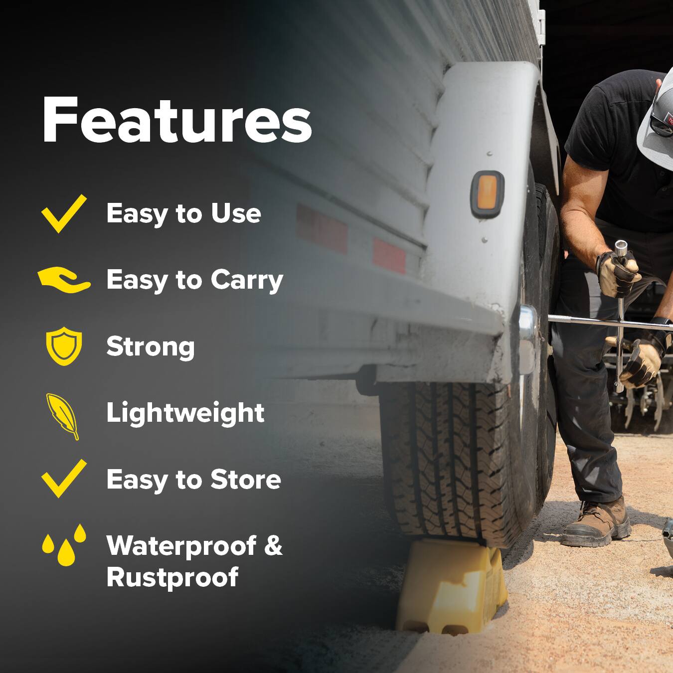 Features
- Easy to Use
- Easy to Carry
- Strong
- Lightweight
- Easy to Store
- Waterproof & Rustproof