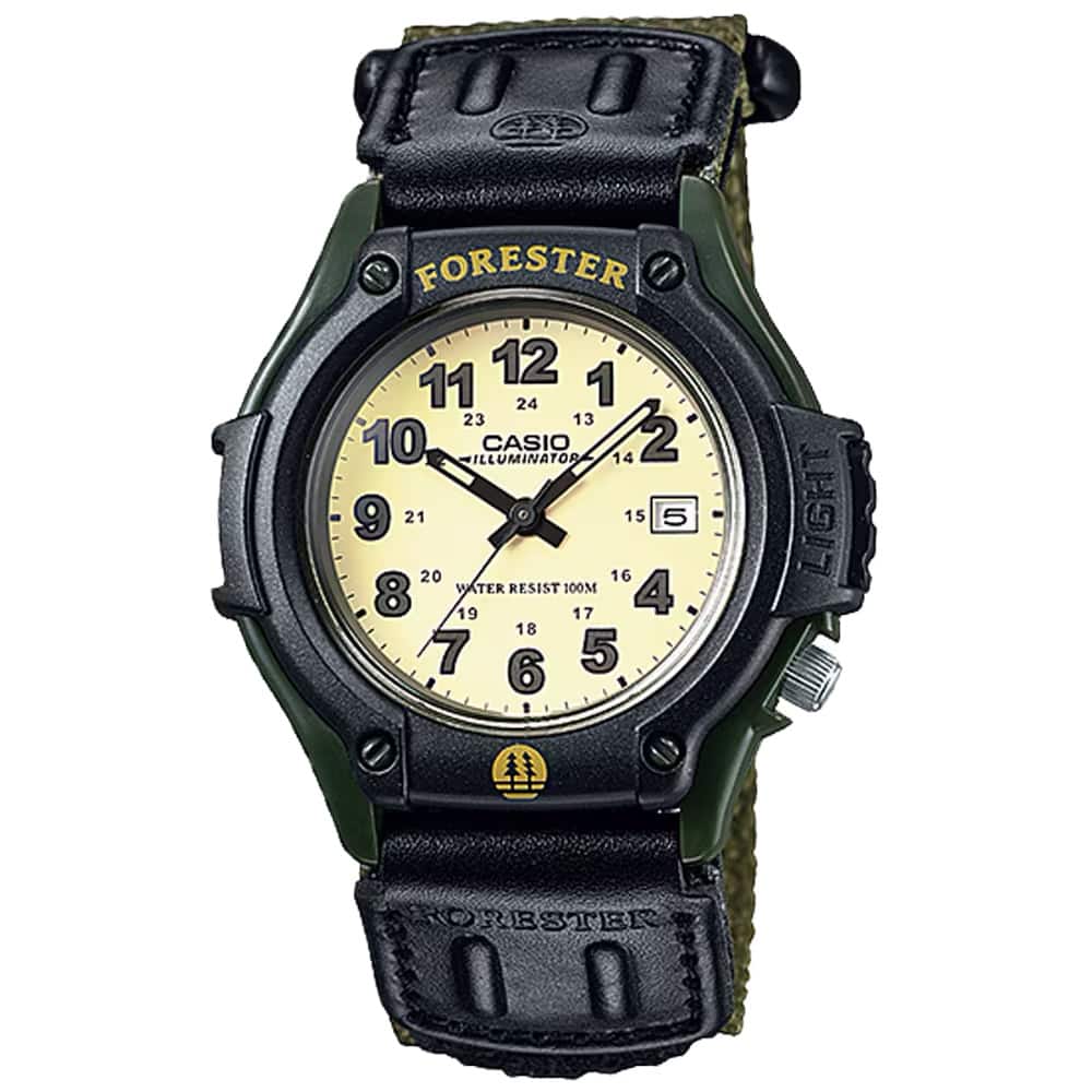 Casio - Men's Field Watch with Nylon Band - FT-500WC-3BV - Green