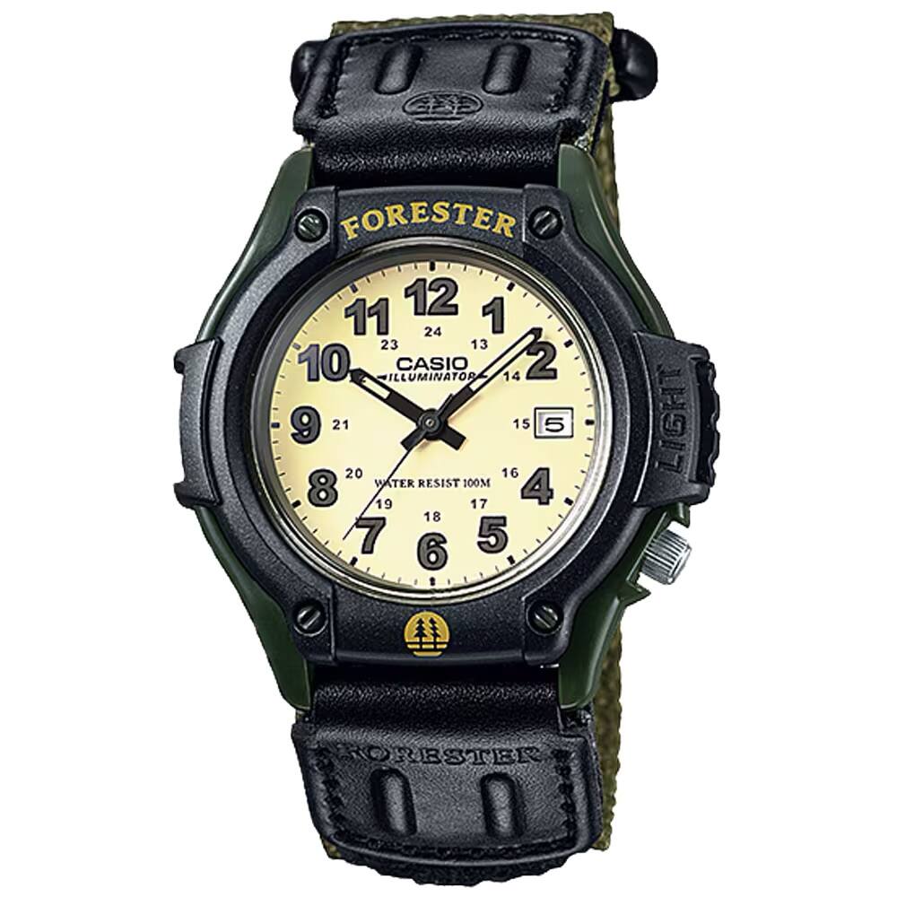 Casio - Men's Field Watch with Nylon Band - FT-500WC-3BV - Green