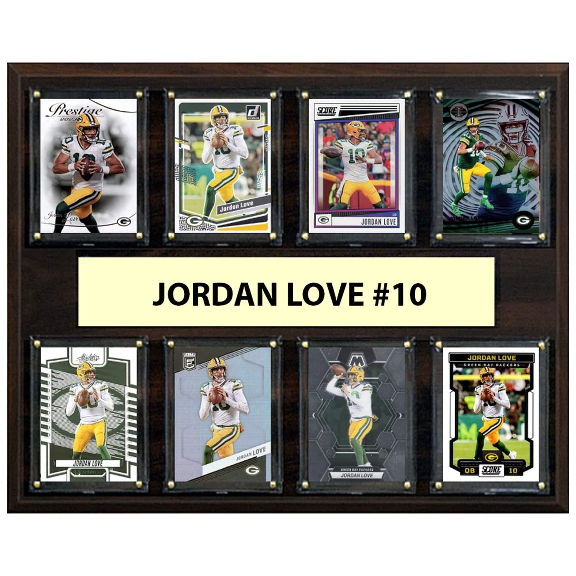 "C&I Collectibles - Jordan Love Green Bay Packers 12"" x 15"" Trading Card Plaque - Multicolor" price history on PriceWatchPro