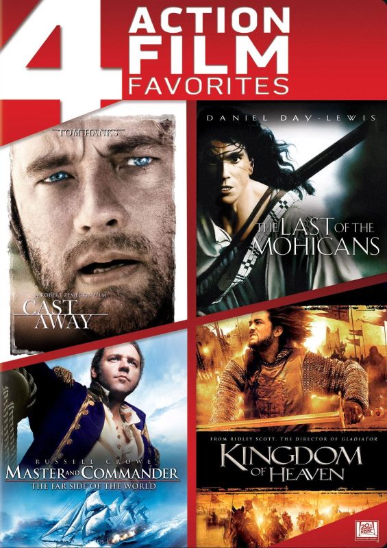  Cast Away/Last of the Mohicans/Master and Commander/Kingdom of Heaven [4 Discs] [DVD]