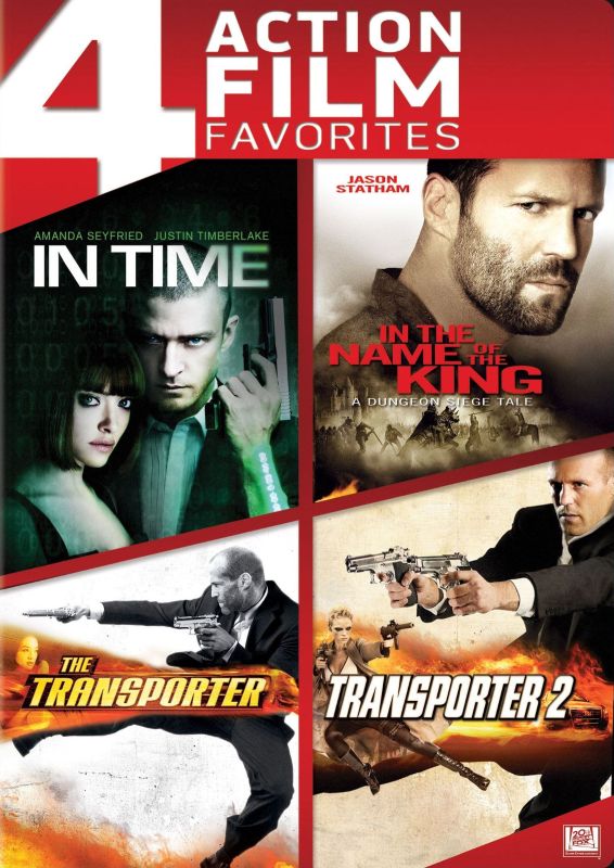  In Time/In the Name of the King/The Transporter/Transporter 2 [4 Discs] [DVD]