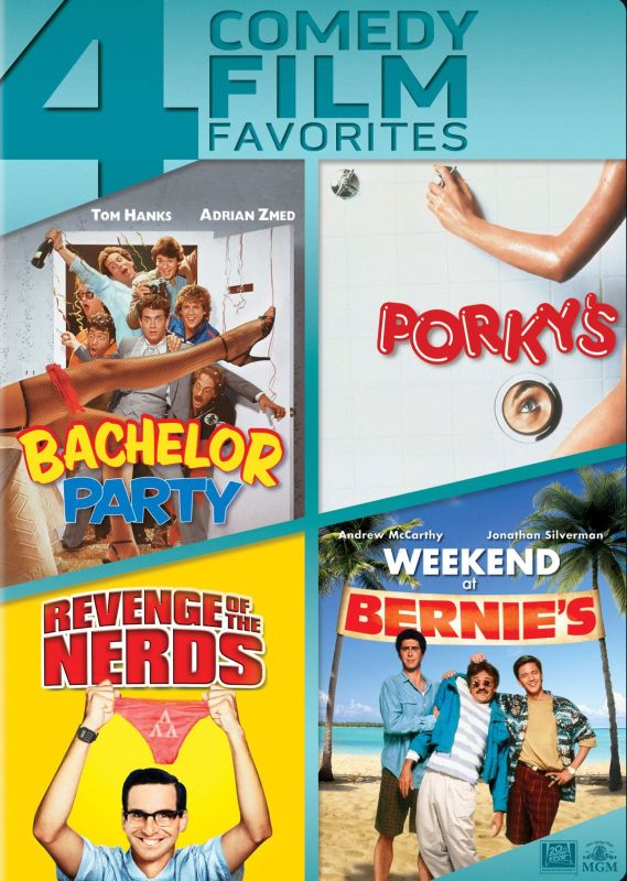 Bachelor Party/Porky's/Revenge of the Nerds/Weekend at Bernie's [4 Discs] [DVD]