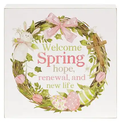 Welcome Spring
hope, renewal, and new life