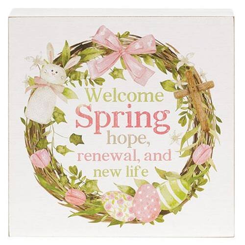 Welcome Spring  
hope, renewal, and new life