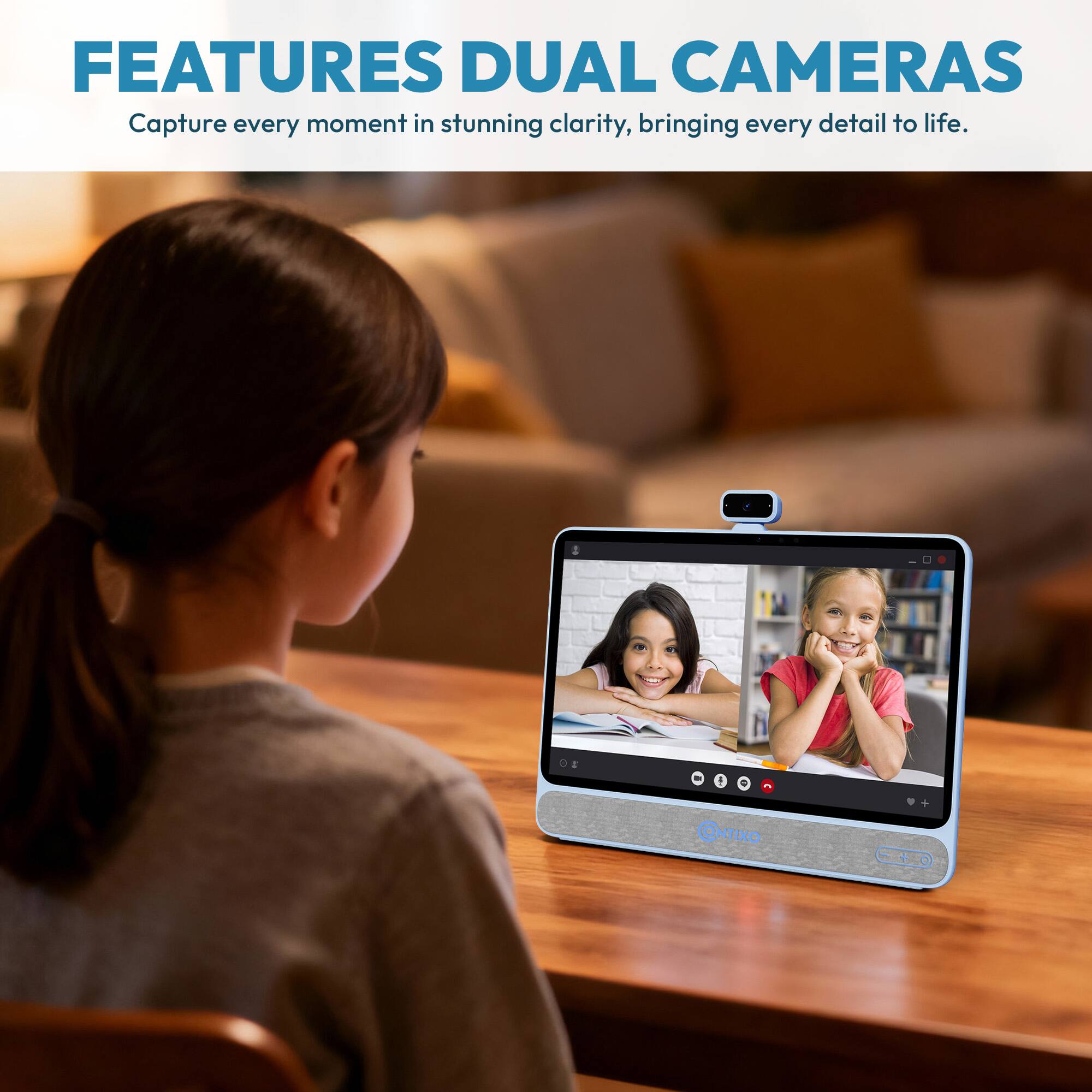 FEATURES DUAL CAMERAS  
Capture every moment in stunning clarity, bringing every detail to life.