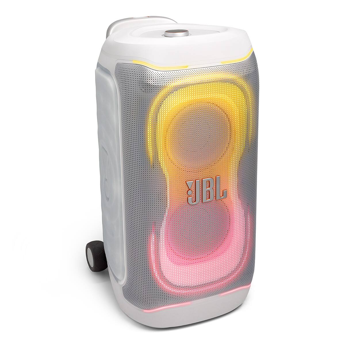 Alt View 9. JBL - JBL PartyBox 330 Portable Party Speaker Bundle with EasySing Wireless Microphones - White.