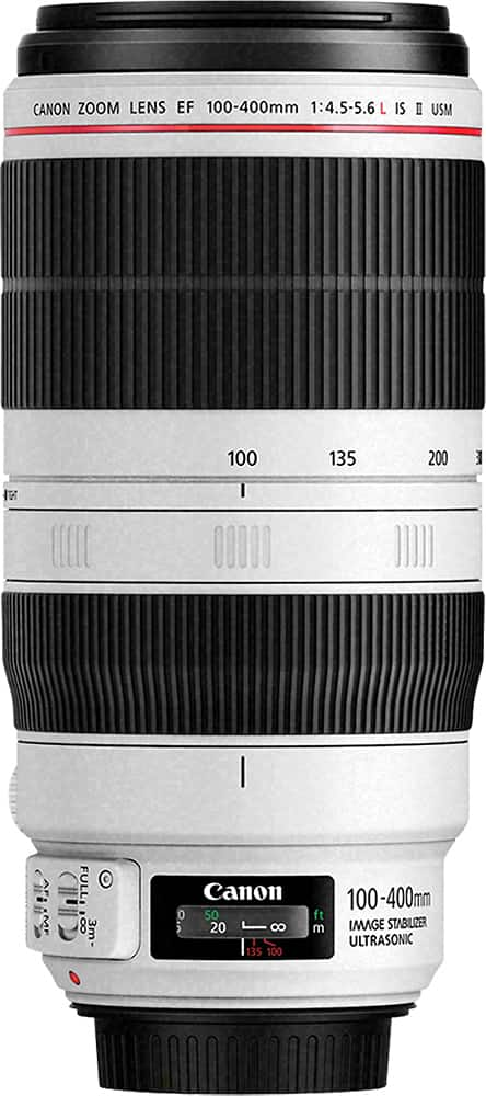 Canon Ef 100 400mm F 4 5 5 6l Is Ii Usm Telephoto Zoom Lens White 9524b002 Best Buy