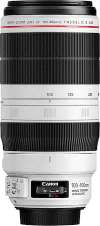 Canon - EF 100-400mm f/4.5-5.6L IS II USM Telephoto Zoom Lens - White