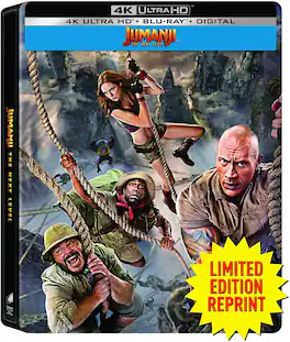 Jumanji: The Next Level (Steelbook) 4K Blu Ray [4K Ultra HD Blu