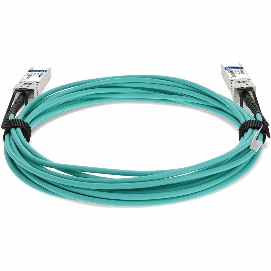 Alt View 4. AddOn - AddOn Cisco® SFP-10G-AOC3M Compatible TAA Compliant 10GBase-AOC SFP+ Active Optical Cable (850nm, MMF, 3m) - 9.84 ft - Blue.