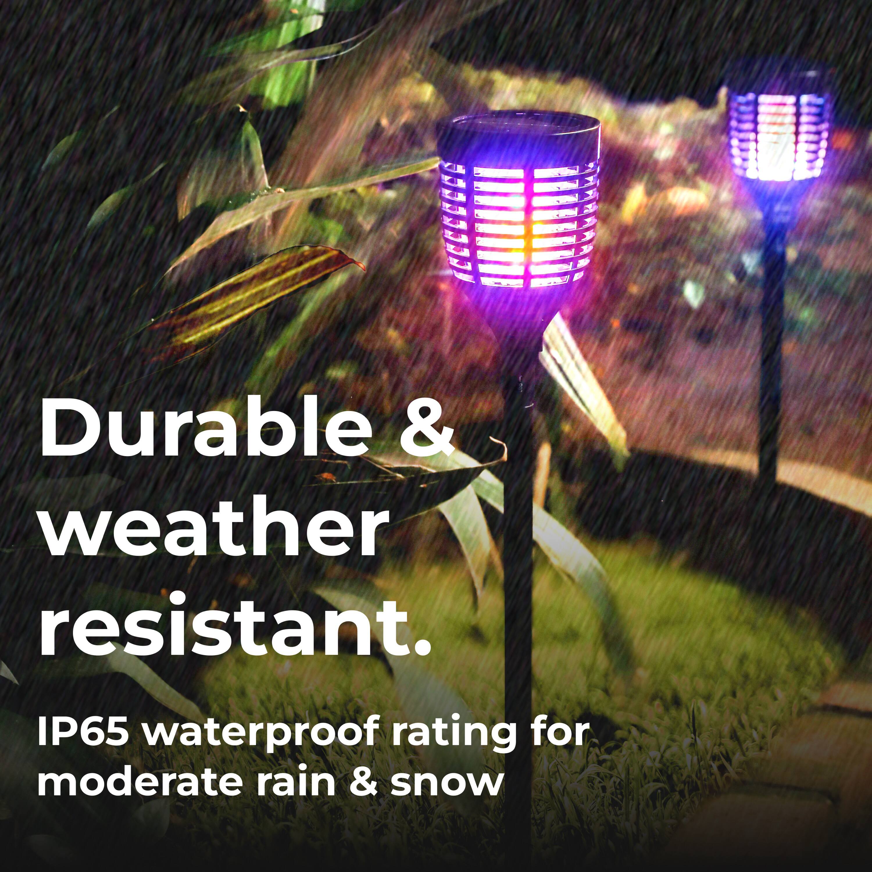 Durable & weather resistant.
IP65 waterproof rating for moderate rain & snow.