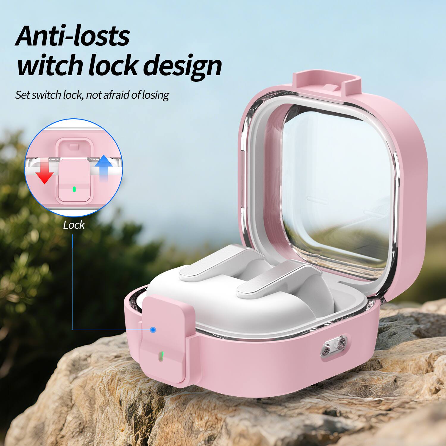 Anti-loses switch lock design  
Set switch lock, not afraid of losing  
Lock