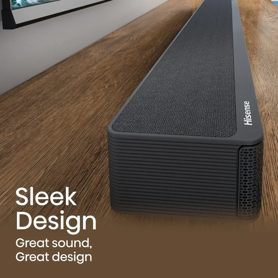 Hisense Sleek Design: Great sound, Great design