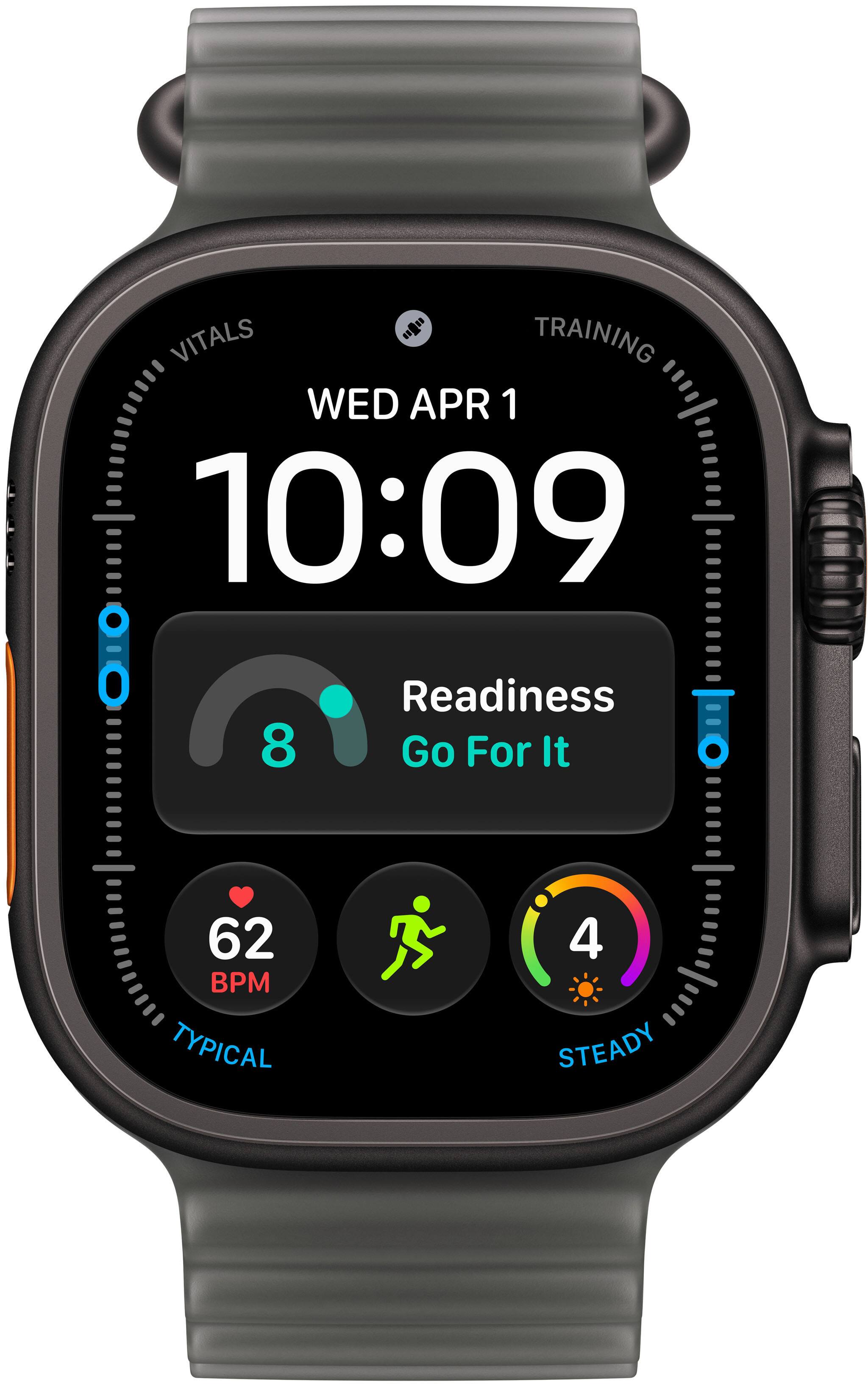 VITALS <1>> TRAINING WED APR 1 10:09  
Readiness 8 Go For It  
62 BPM TYPICAL  
4 STEADY