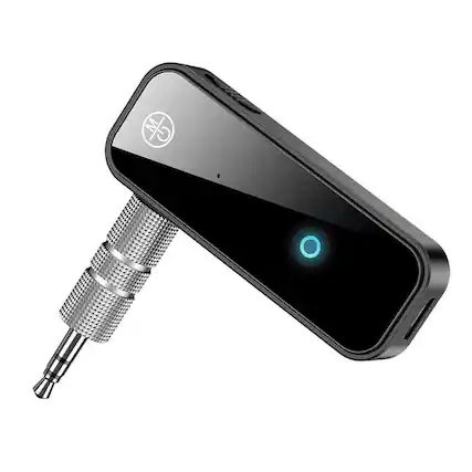 Front. Stock Preferred - 1Pack USB Wireless Bluetooth 5.0 Transmitter Receiver - Black.