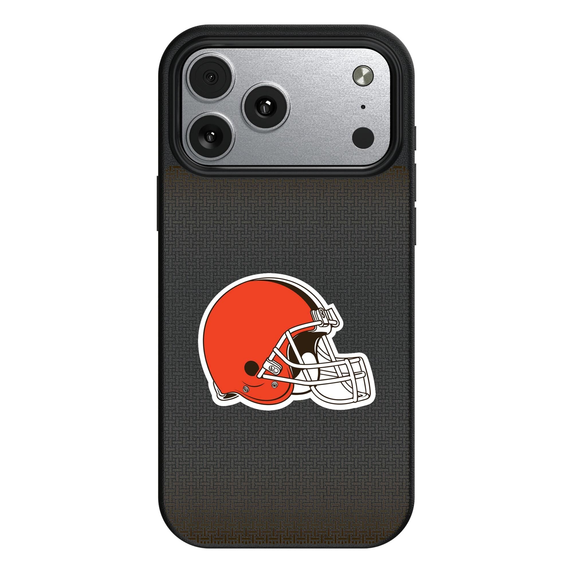 Keyscaper - NFL - Cleveland Browns Linen Logo iPhone Magnetic Bump Case - 17 Pro - Black price history on PriceWatchPro