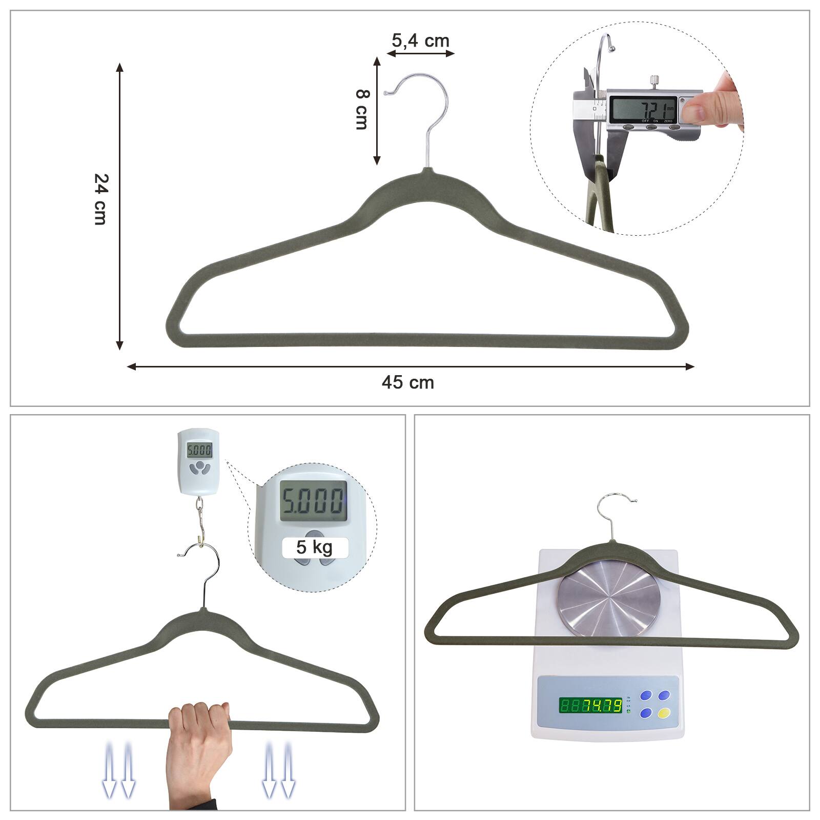 5.4 cm  
8 cm  
24 cm  
45 cm  
5,000  
5 kg  
H 888889