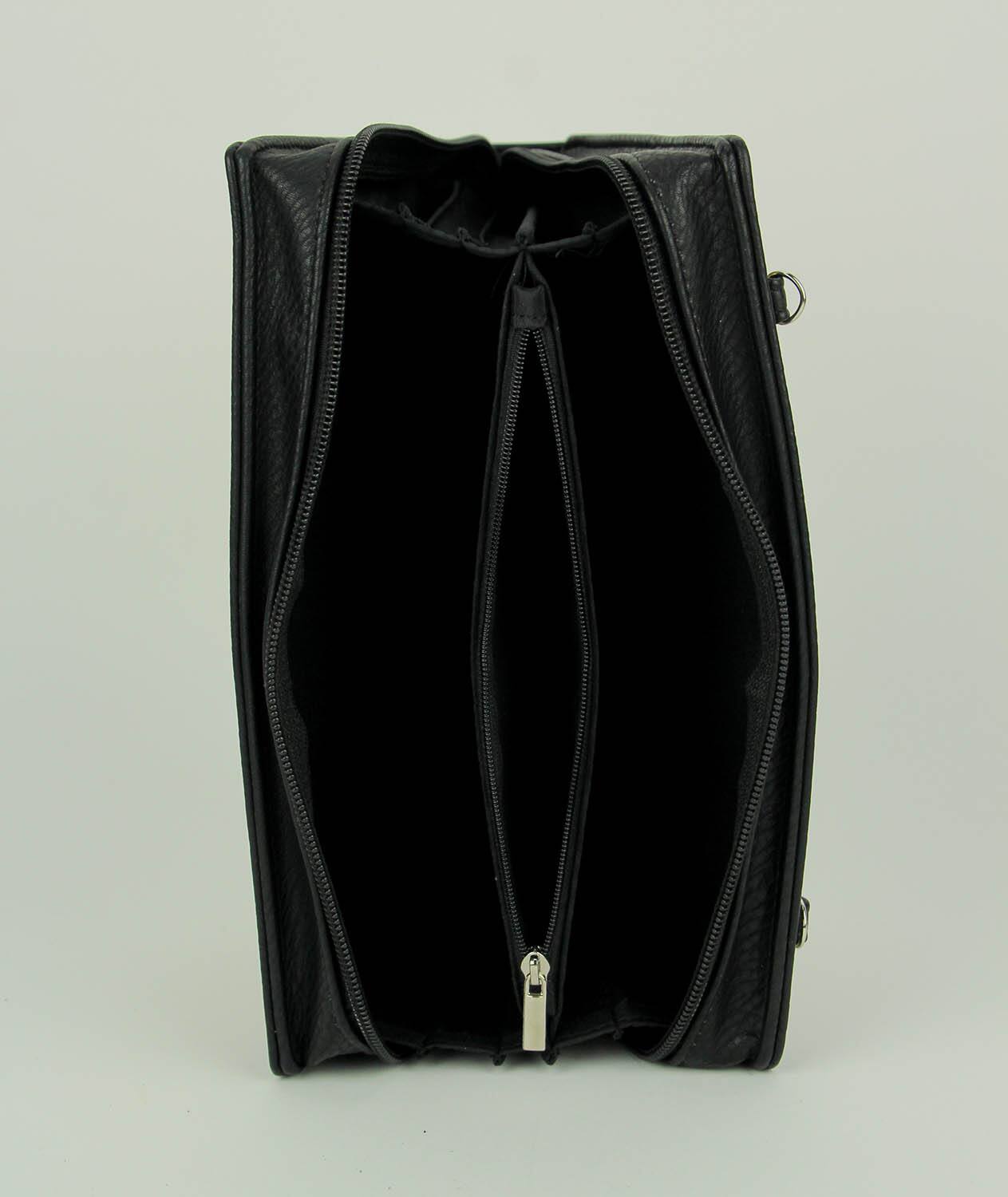 Alt View 3. Things2Die4 - Black and Gold Witch's Companion Book Crossbody Purse - Black.