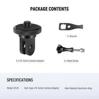 per montaggio adattatore a treppiede, per gopro hero per montaggio adattatore a treppiede, per gopro hero