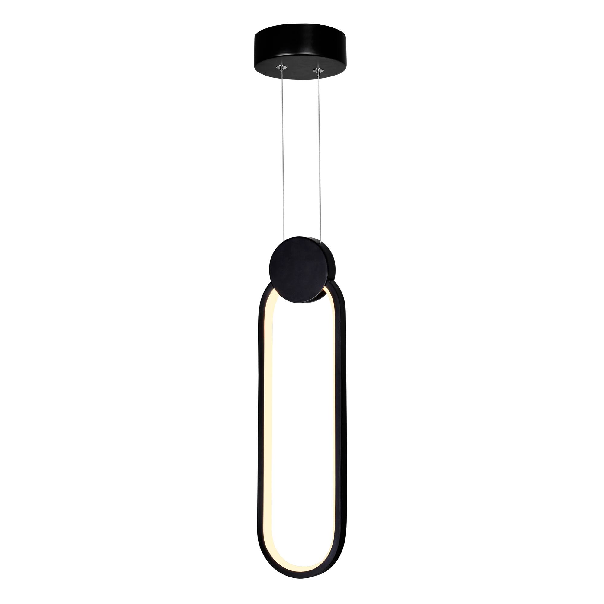 Front. CWI Lighting - Pulley 4 in LED Black Mini Pendant - Black.