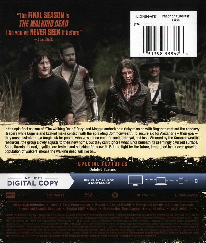 Alt View 1. The Walking Dead: The Complete Eleventh Season   - BLU-RAY.