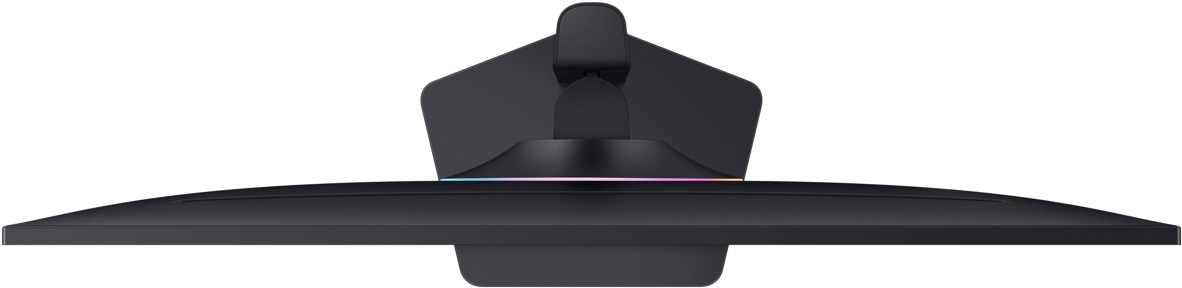 Alt View 21. Samsung - 32" Odyssey G7 (G70D) 4K UHD IPS AMD FreeSync Premium Pro and G-Sync Compatible Smart Gaming Monitor with HDR400 - Black.