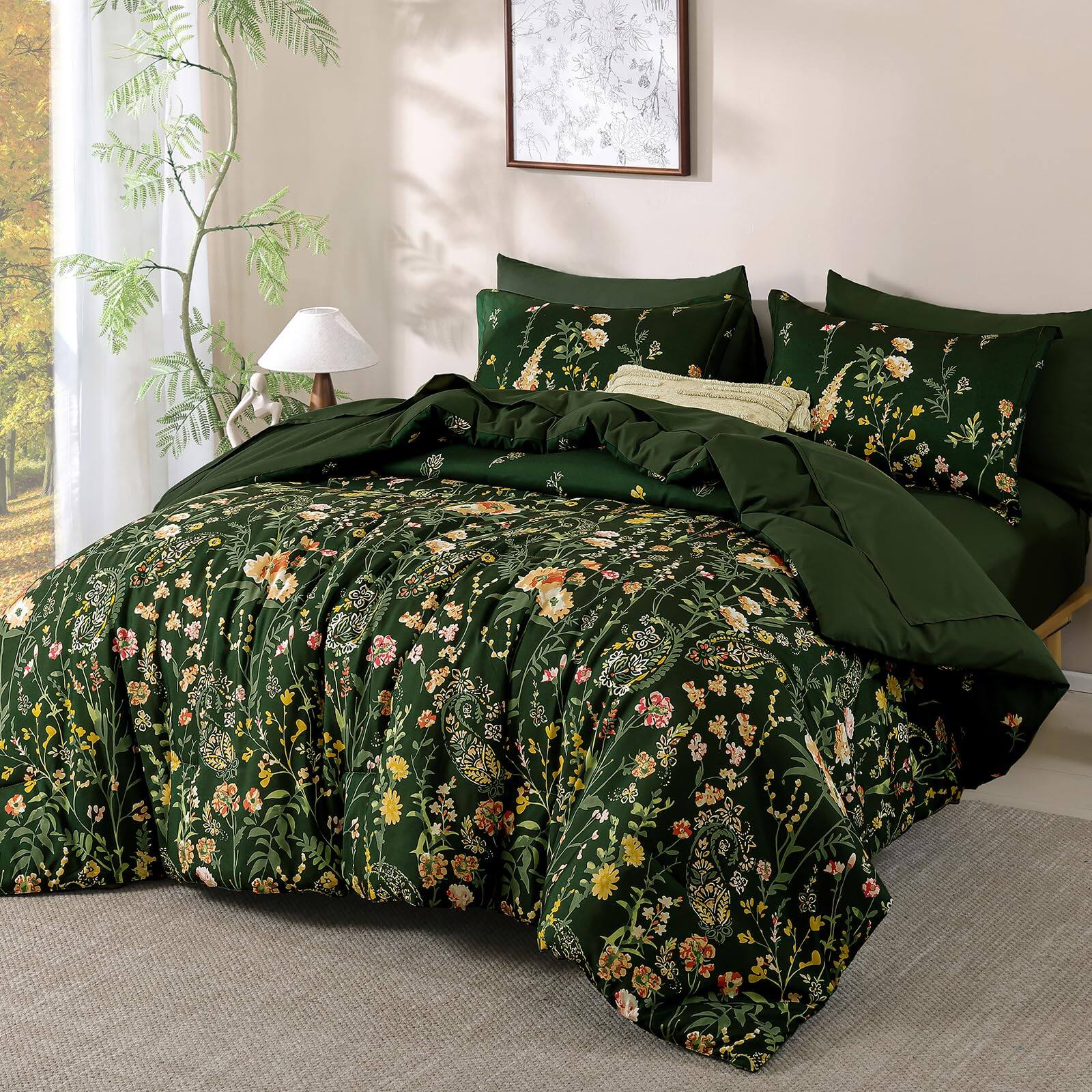 Dark Green-King (104"x90")