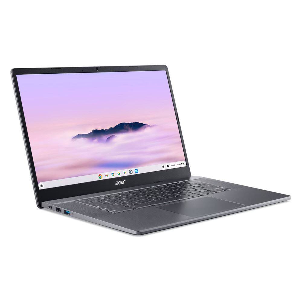 Angle. Acer - Chromebook Plus 515 15.6" Touchscreen Corei5-1335U 1.3GHz 16GB 256GB Chrome | CBE595-1T-55UB | NX.KRCAA.005.