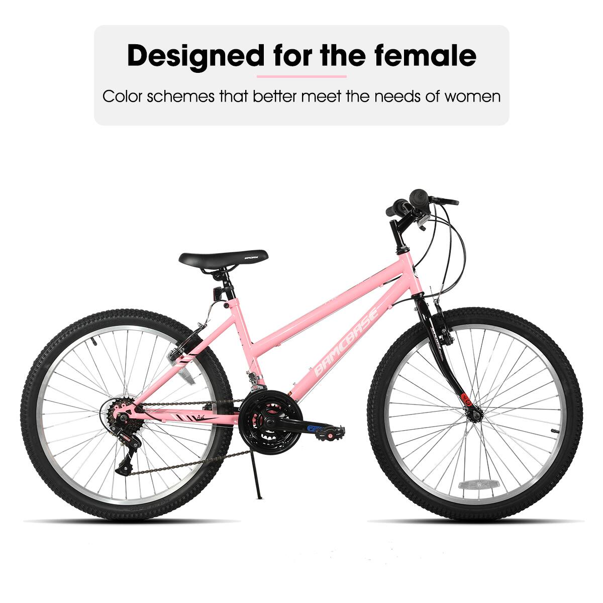 Designed for the female  
Color schemes that better meet the needs of women