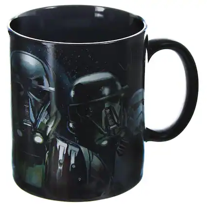 Front. Surreal Entertainment - Star Wars Rogue One Death Trooper Coffee Mug - Black.