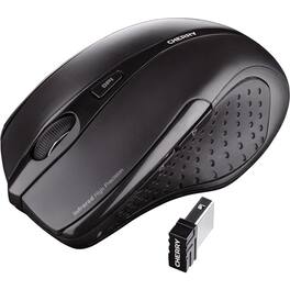 CHERRY - MW 3000 Wireless Mouse - Infrared - Wireless - 5 Button - USB - 1750 dpi - Right-handed - Wireless - Black