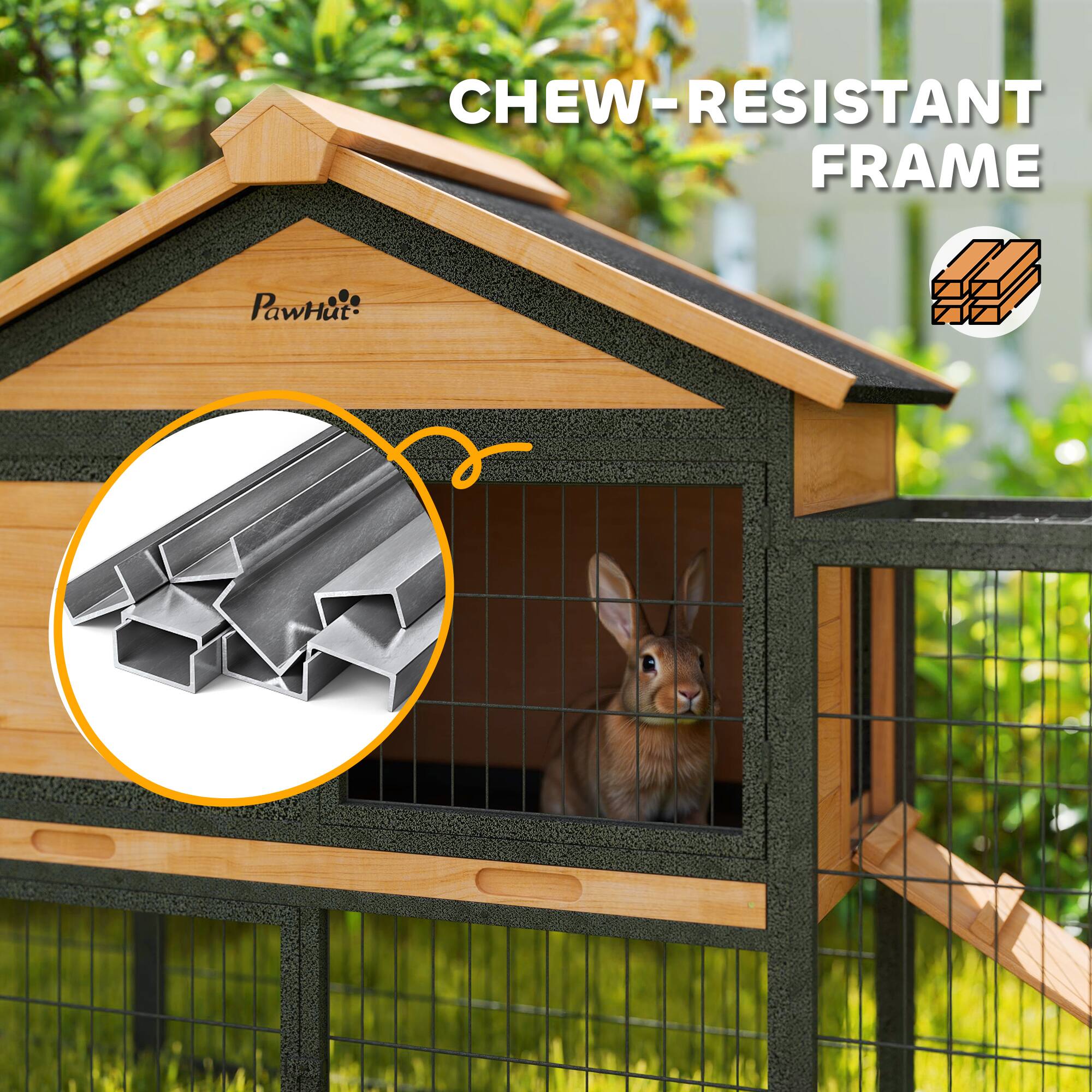 CHEW-RESISTANT FRAME