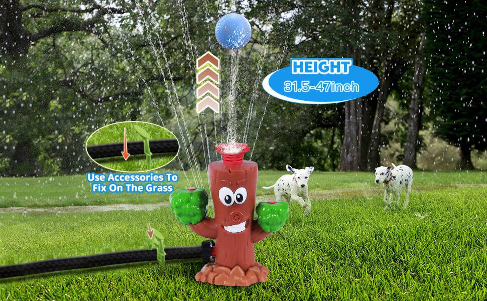 HEIGHT 31.5-47 inch

Use Accessories To Fix On The Grass