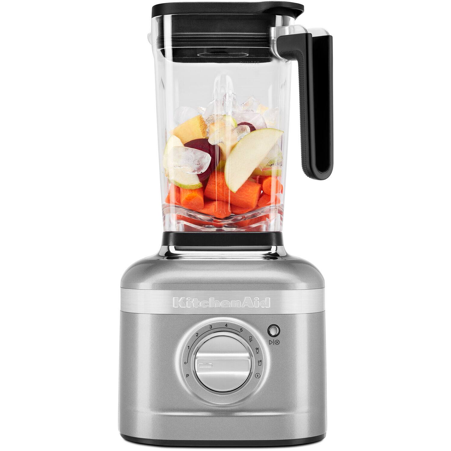 Alt View 7. KitchenAid - K400 1200W 56 oz. Variable 5-Speed BPA-Free Blender with Tamper, Contour Silver - Contour Silver.