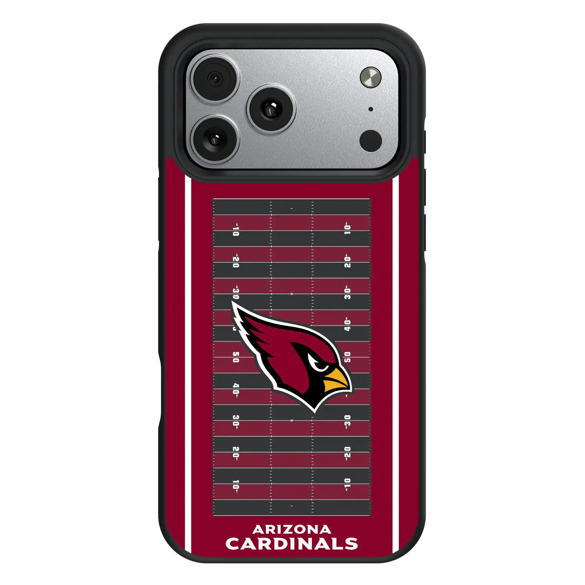Keyscaper - NFL - Arizona Cardinals Bump Case with 8.2ft Drop Protection - 16 Pro Max - Multicolor