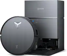 ECOVACS Robotics - DEEBOT X11 PRO Omni Robot Vacuum and Mop Fast Charging 19,500Pa Bagged Station Instant Self-Cleaning Mop for Large Homes - Black