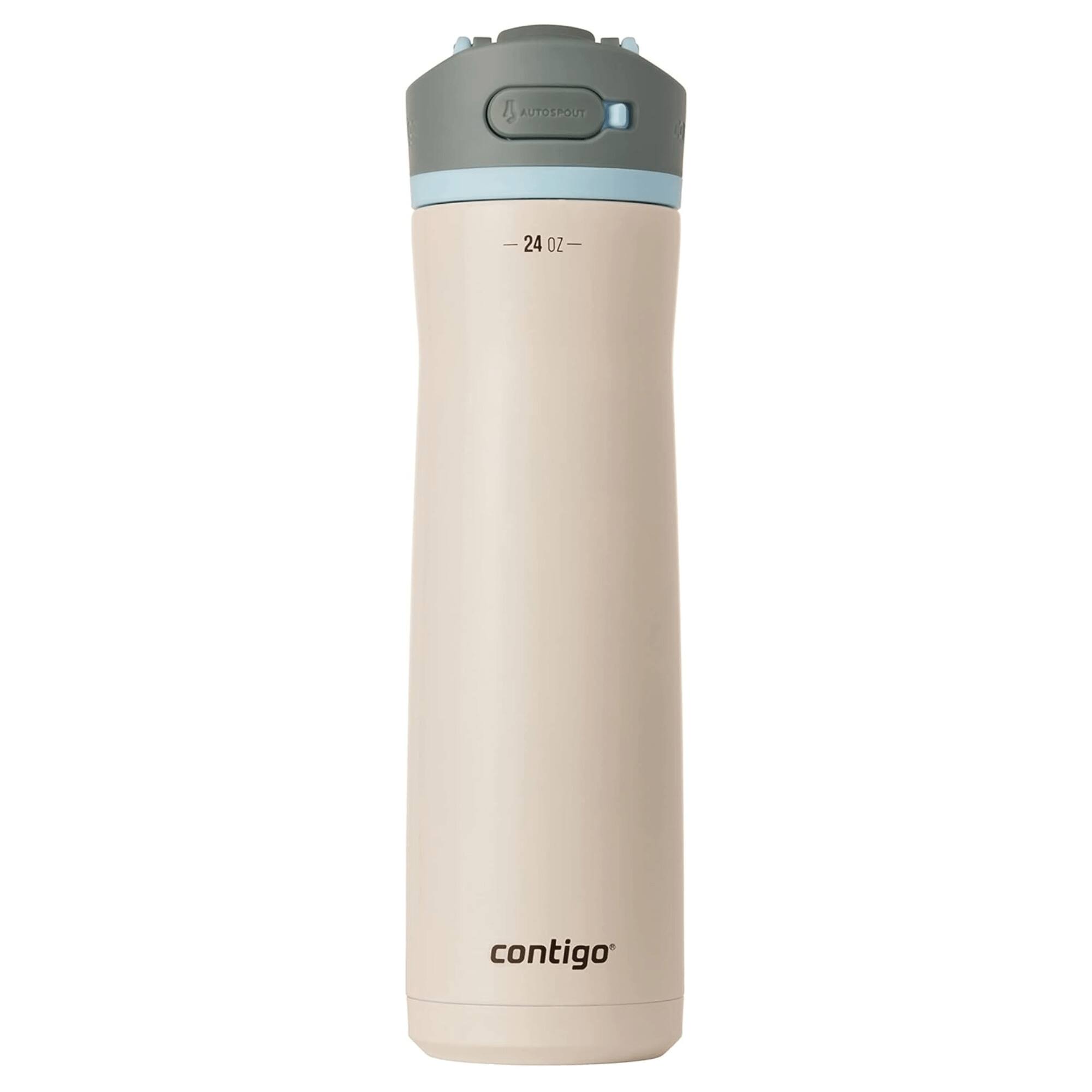 Contigo - Chill Stainless Steel 24oz Water Bottle with Autospout Straw Lid and Filter - Pink
