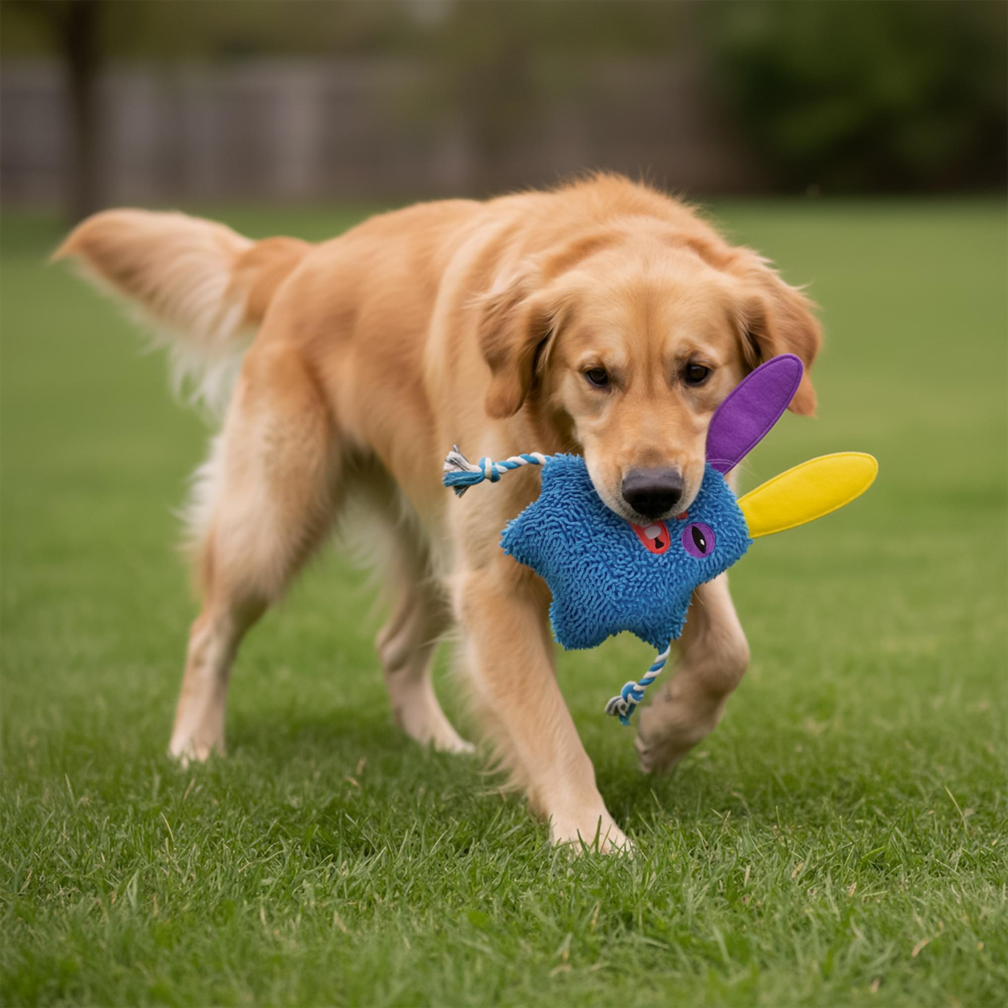 Alt View 10. ZURU - Fuggler 8-Inch Rope Dog Toy | One Random Color and Character - Multi-Colored.